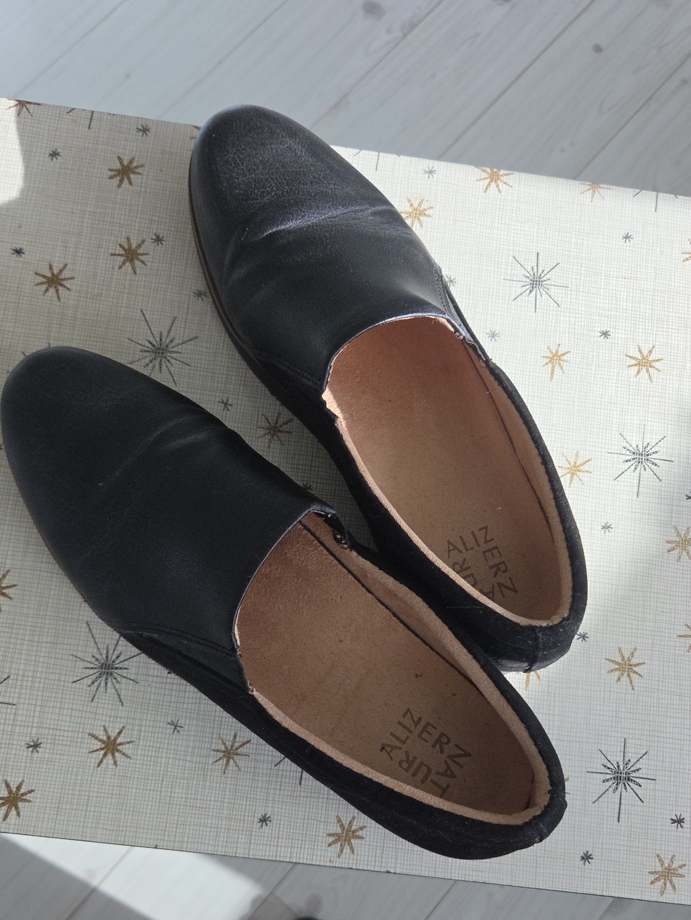 Black Slip-On Loafers